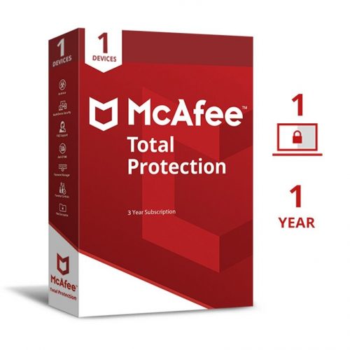 McAfee Total Protection 1 Pc 1 Year